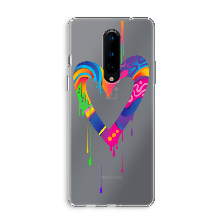 Melts My Heart: OnePlus 8 Transparant Hoesje