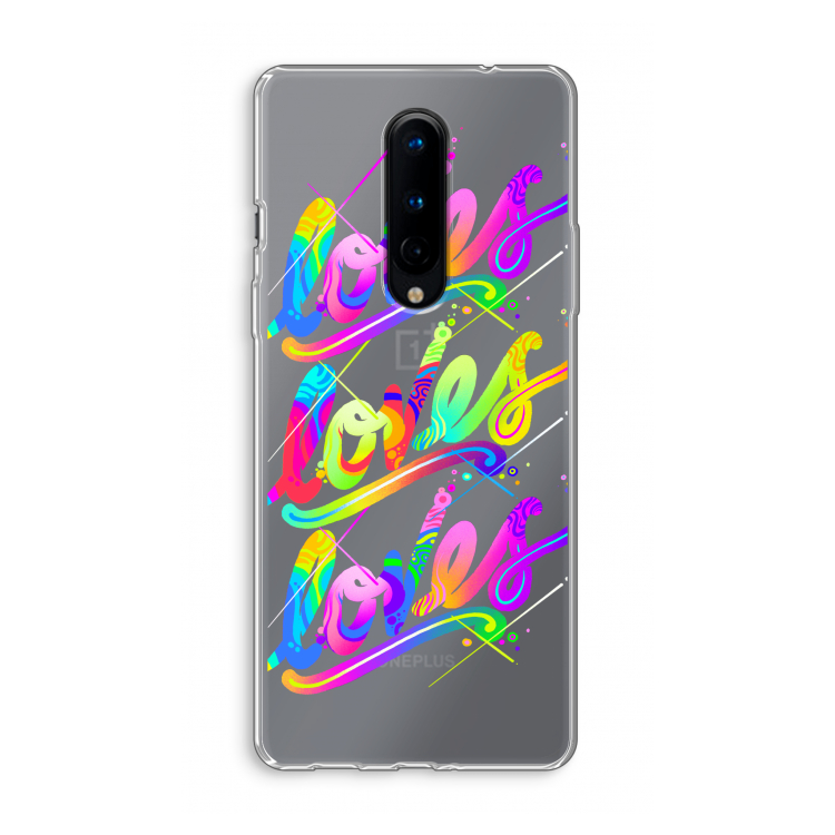 Loves: OnePlus 8 Transparant Hoesje