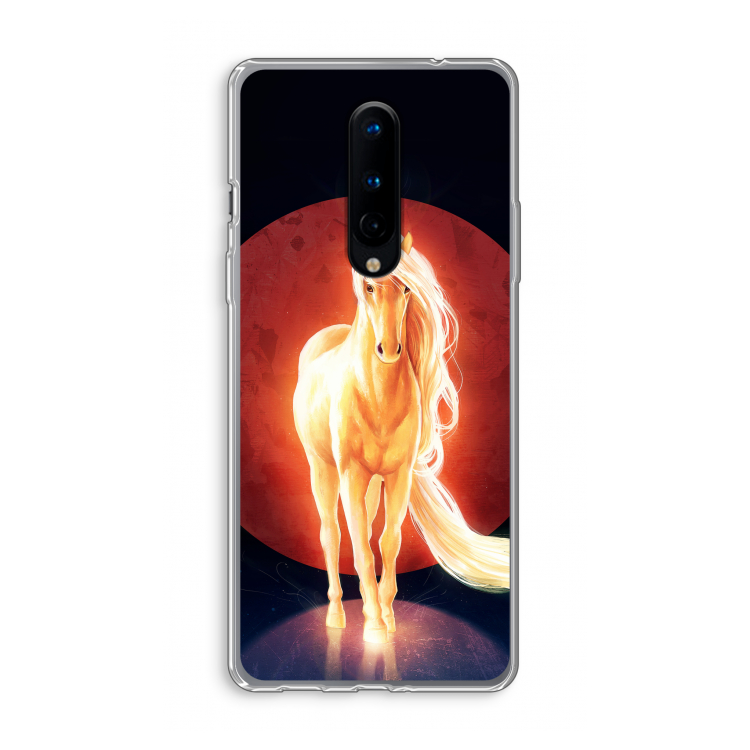 Last Unicorn: OnePlus 8 Transparant Hoesje
