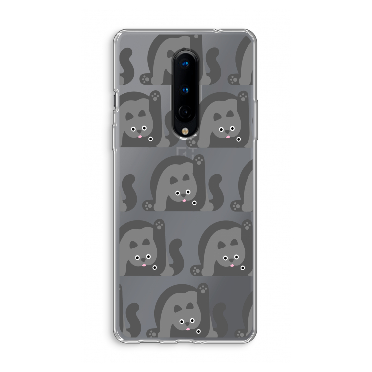 Cats: OnePlus 8 Transparant Hoesje