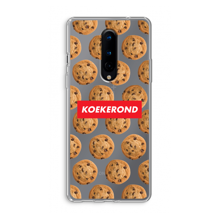 Koekerond: OnePlus 8 Transparant Hoesje