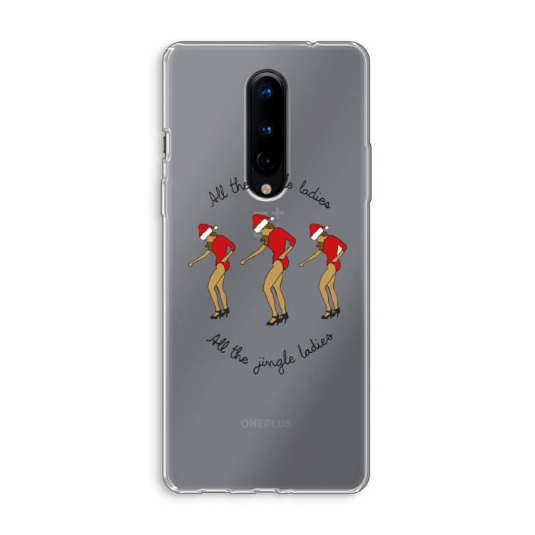 Jingle Ladies: OnePlus 8 Transparant Hoesje