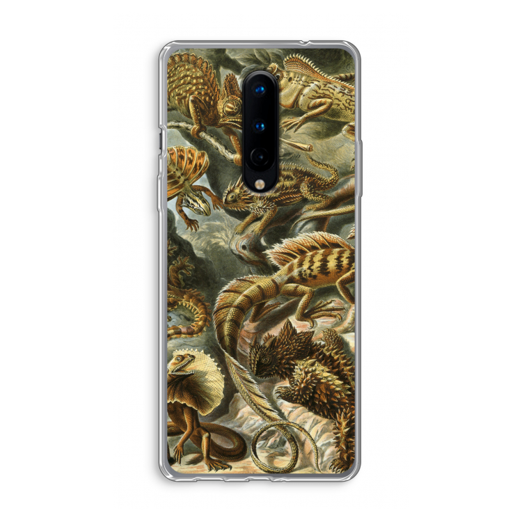 Haeckel Lacertilia: OnePlus 8 Transparant Hoesje