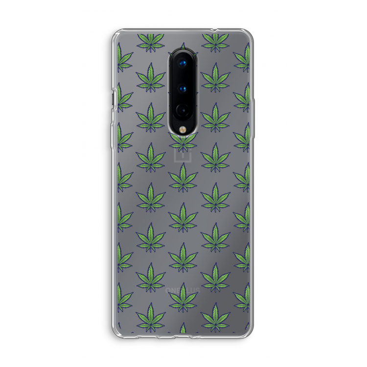 Weed: OnePlus 8 Transparant Hoesje