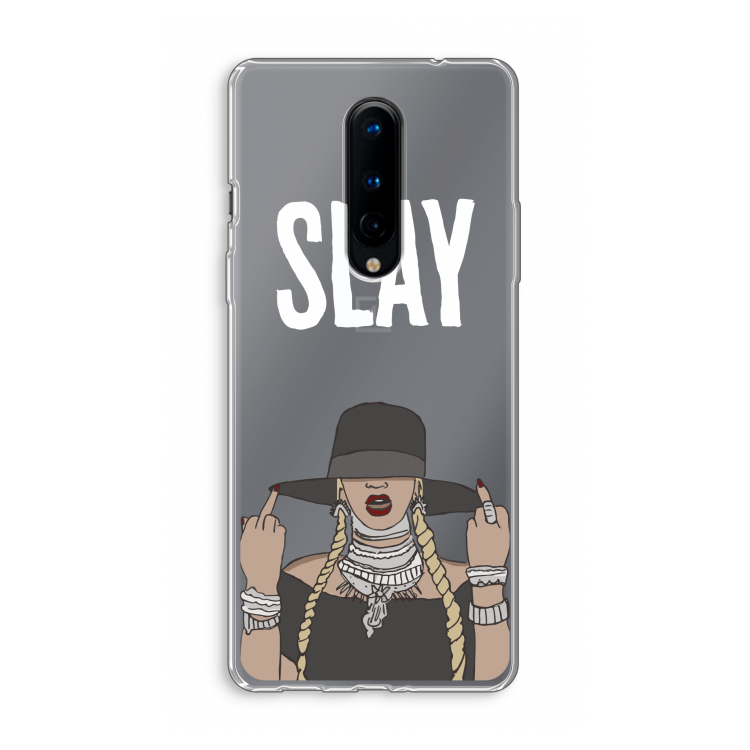 Slay All Day: OnePlus 8 Transparant Hoesje