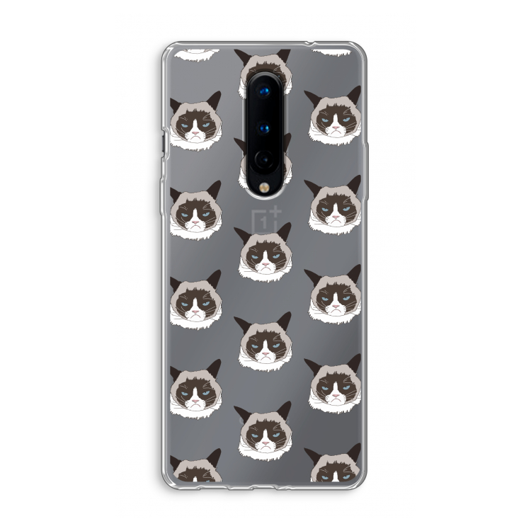 It's a Purrr Case: OnePlus 8 Transparant Hoesje