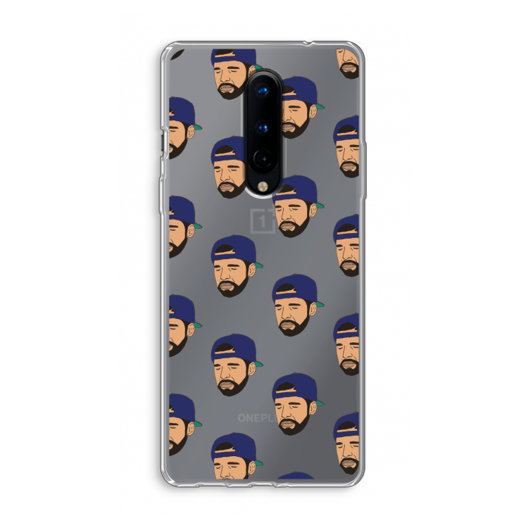 Drake Away: OnePlus 8 Transparant Hoesje