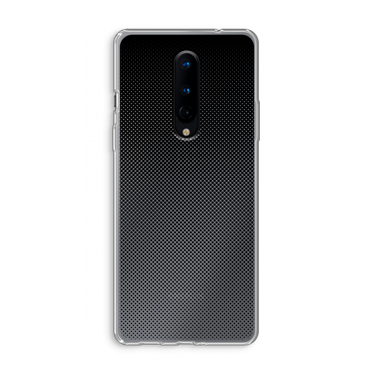 Musketon Halftone: OnePlus 8 Transparant Hoesje
