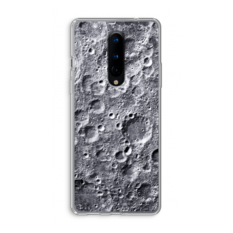 Maanlandschap: OnePlus 8 Transparant Hoesje