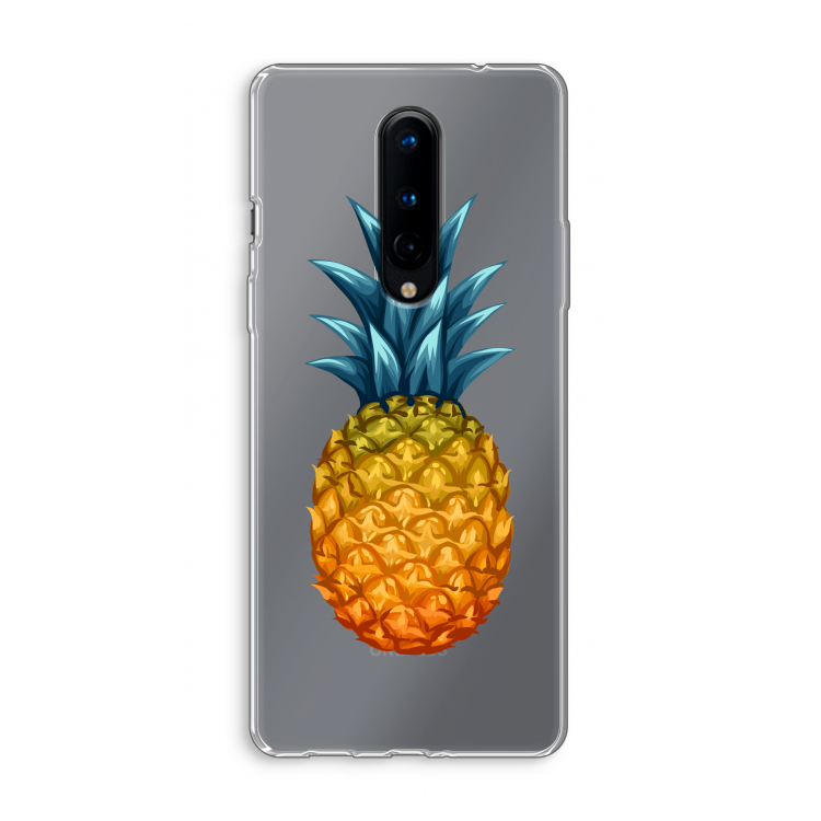 Grote ananas: OnePlus 8 Transparant Hoesje