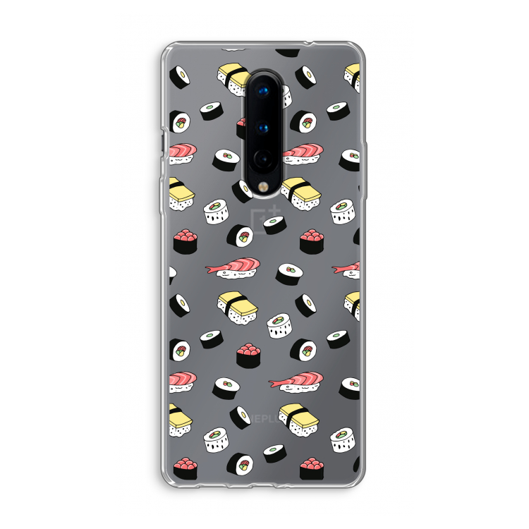 Sushi time: OnePlus 8 Transparant Hoesje