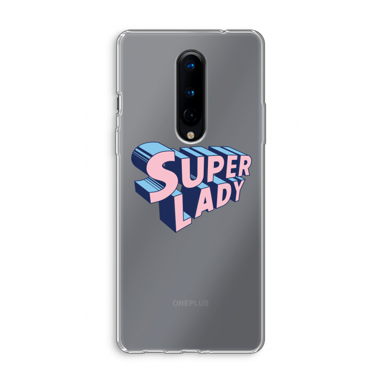 Superlady: OnePlus 8 Transparant Hoesje