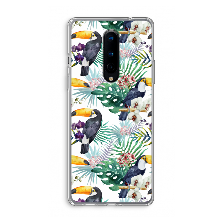 Tukans: OnePlus 8 Transparant Hoesje