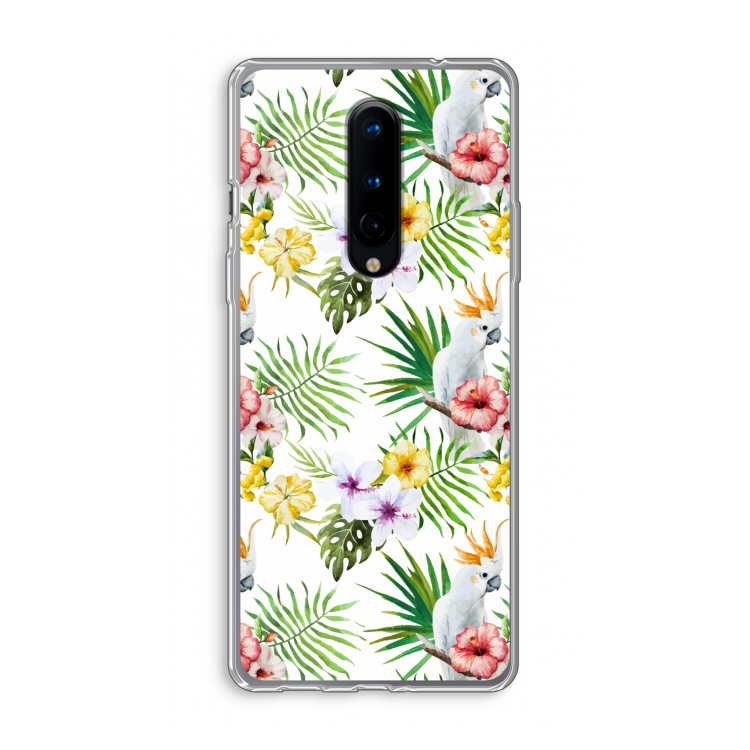 Gele kuif: OnePlus 8 Transparant Hoesje