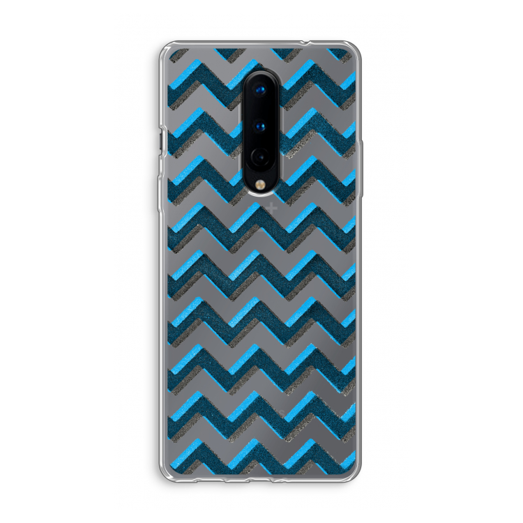 Onderbroken lijn: OnePlus 8 Transparant Hoesje