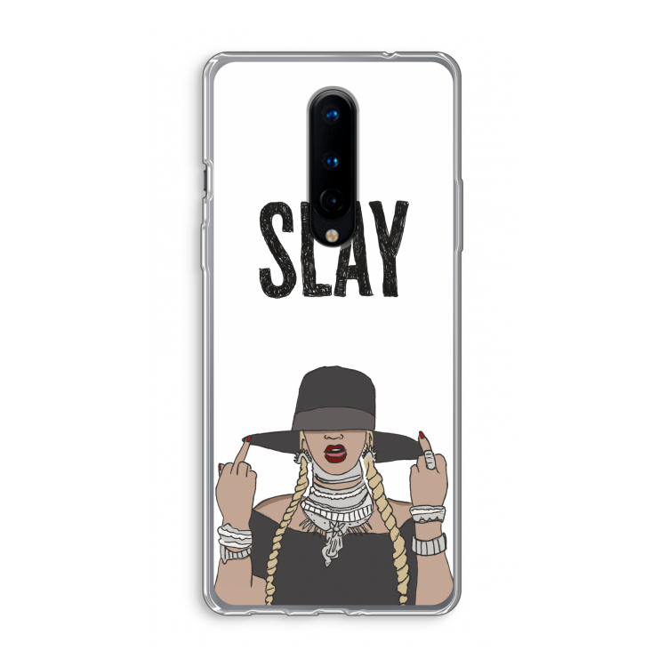 Slay All Day: OnePlus 8 Transparant Hoesje