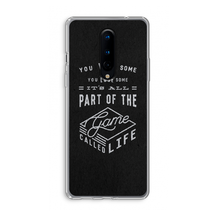 Life: OnePlus 8 Transparant Hoesje