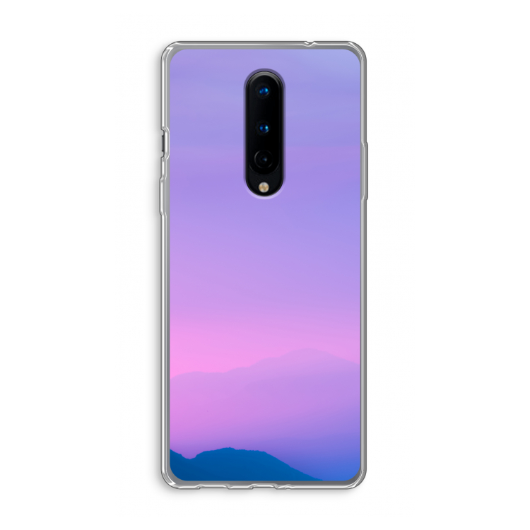 Sunset pastel: OnePlus 8 Transparant Hoesje