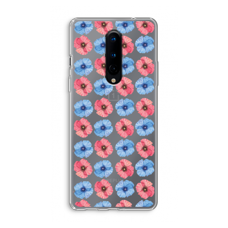 Klaproosjes: OnePlus 8 Transparant Hoesje