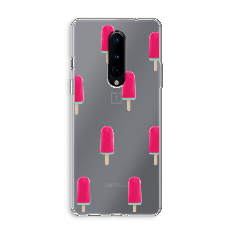 Waterijsje: OnePlus 8 Transparant Hoesje