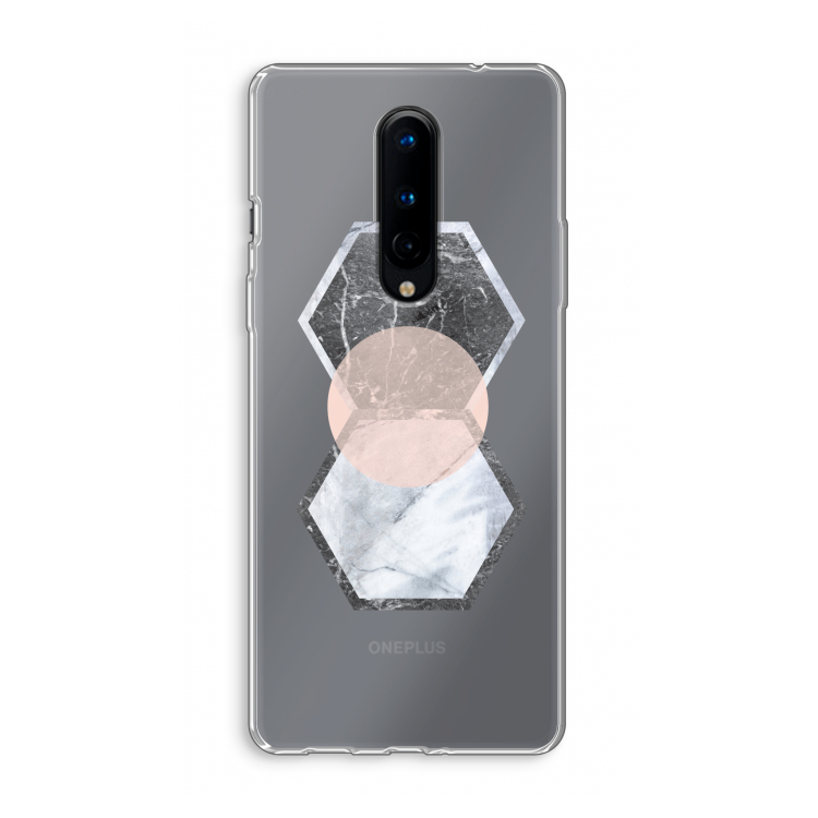 Creatieve toets: OnePlus 8 Transparant Hoesje
