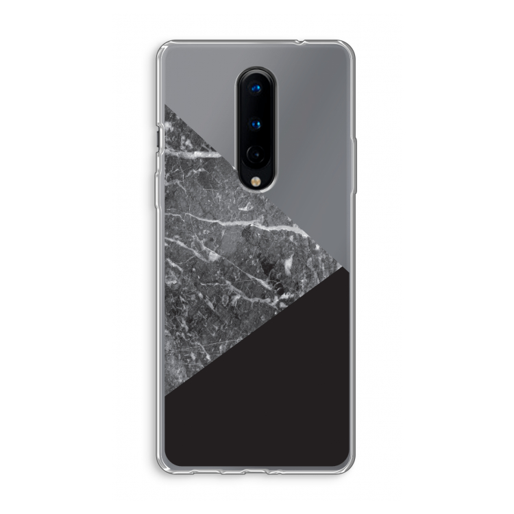 Combinatie marmer: OnePlus 8 Transparant Hoesje