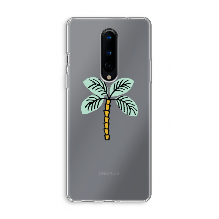 Palmboom: OnePlus 8 Transparant Hoesje