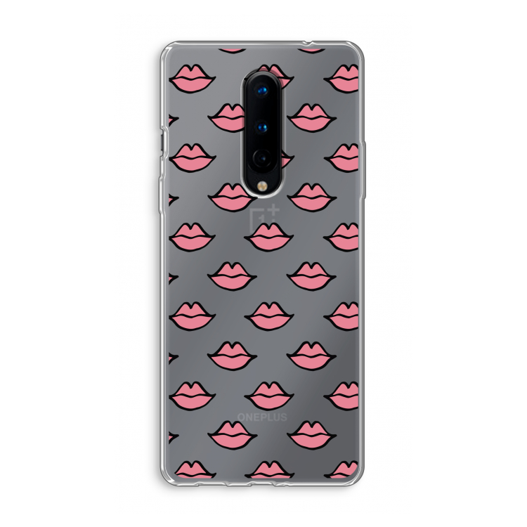 Lipjes: OnePlus 8 Transparant Hoesje
