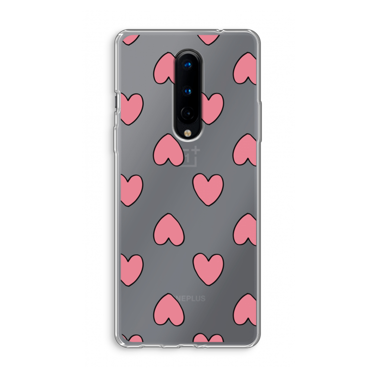 Ondersteboven verliefd: OnePlus 8 Transparant Hoesje