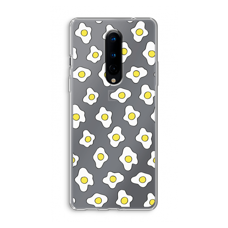 Spiegeleitjes: OnePlus 8 Transparant Hoesje