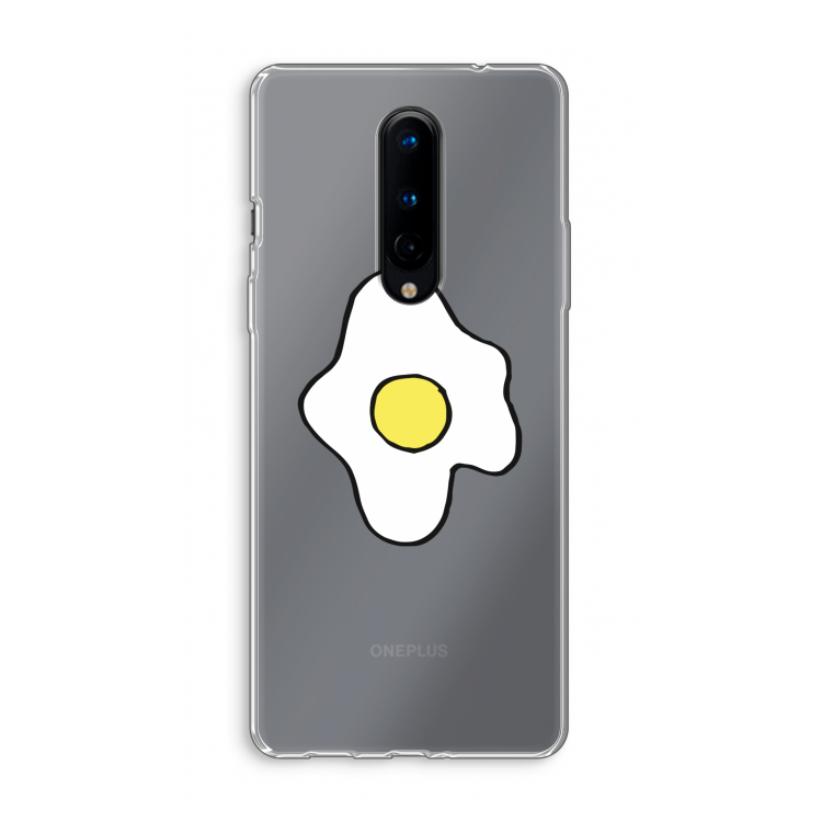 Spiegelei: OnePlus 8 Transparant Hoesje