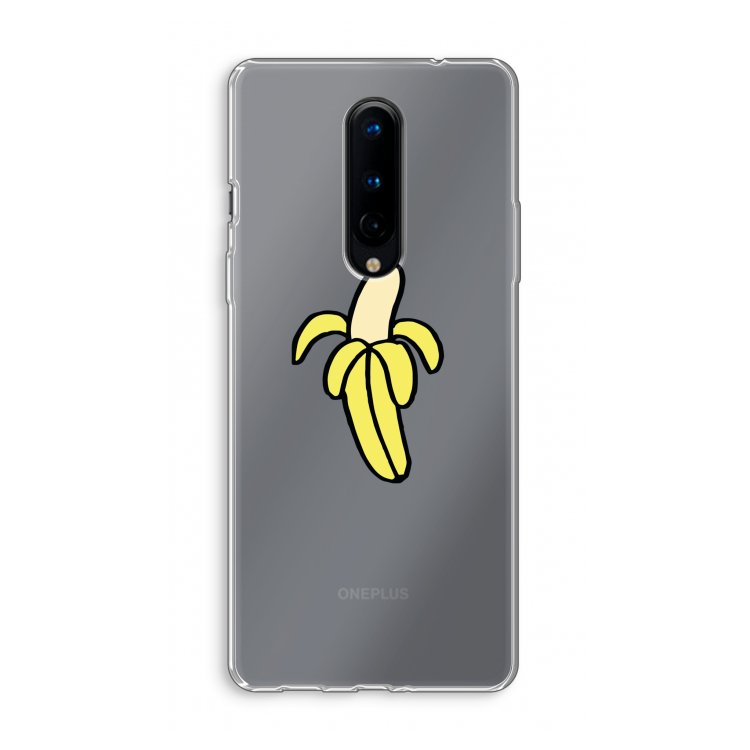 Banana: OnePlus 8 Transparant Hoesje
