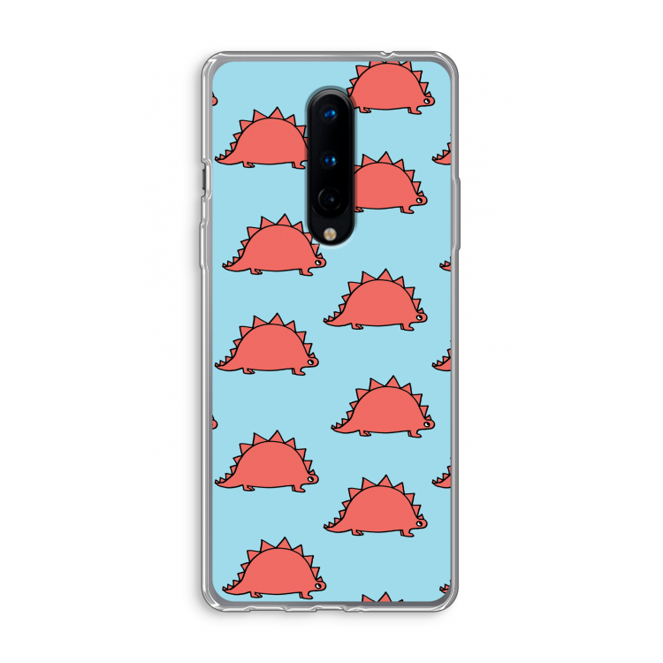 Dinosawrr: OnePlus 8 Transparant Hoesje