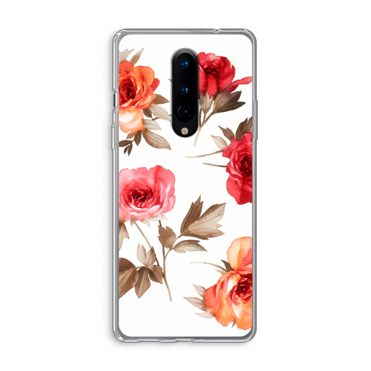 Roosjes: OnePlus 8 Transparant Hoesje