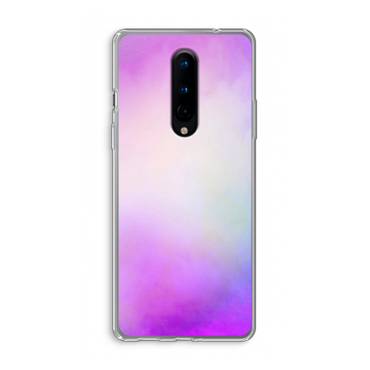 Clouds pastel: OnePlus 8 Transparant Hoesje