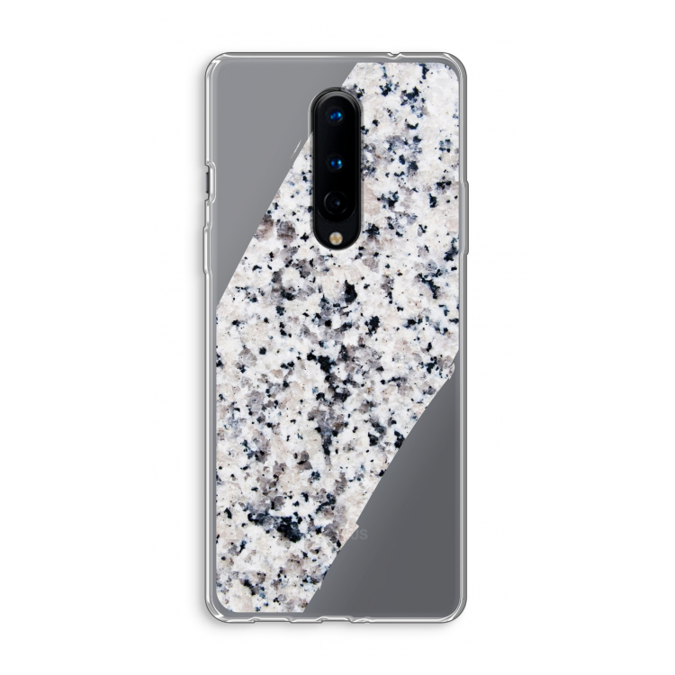 Gespikkelde marmer: OnePlus 8 Transparant Hoesje