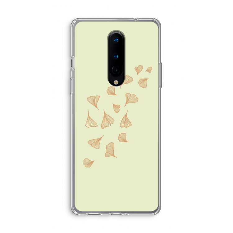 Falling Leaves: OnePlus 8 Transparant Hoesje