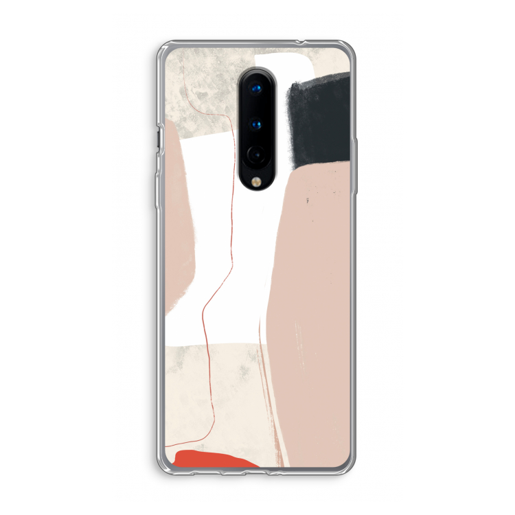 Lava: OnePlus 8 Transparant Hoesje