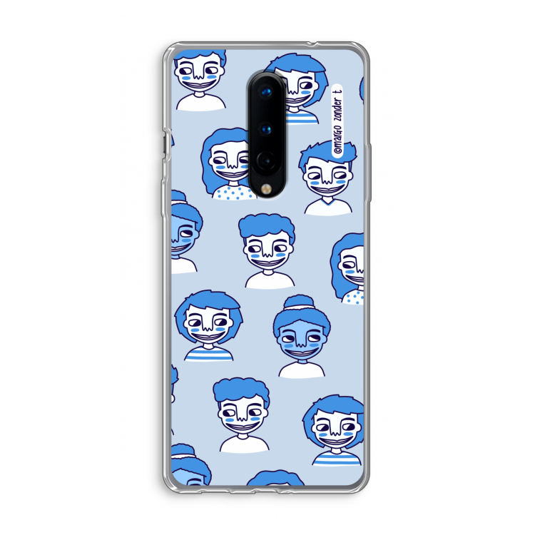 Gezichtjes: OnePlus 8 Transparant Hoesje