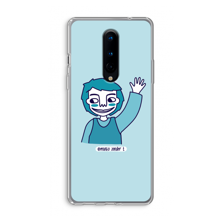 Zwaai: OnePlus 8 Transparant Hoesje