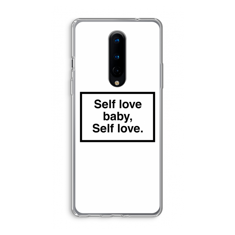 Self love: OnePlus 8 Transparant Hoesje