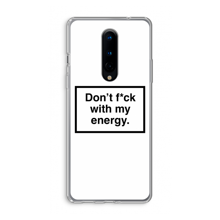 My energy: OnePlus 8 Transparant Hoesje