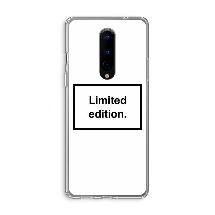 Limited edition: OnePlus 8 Transparant Hoesje