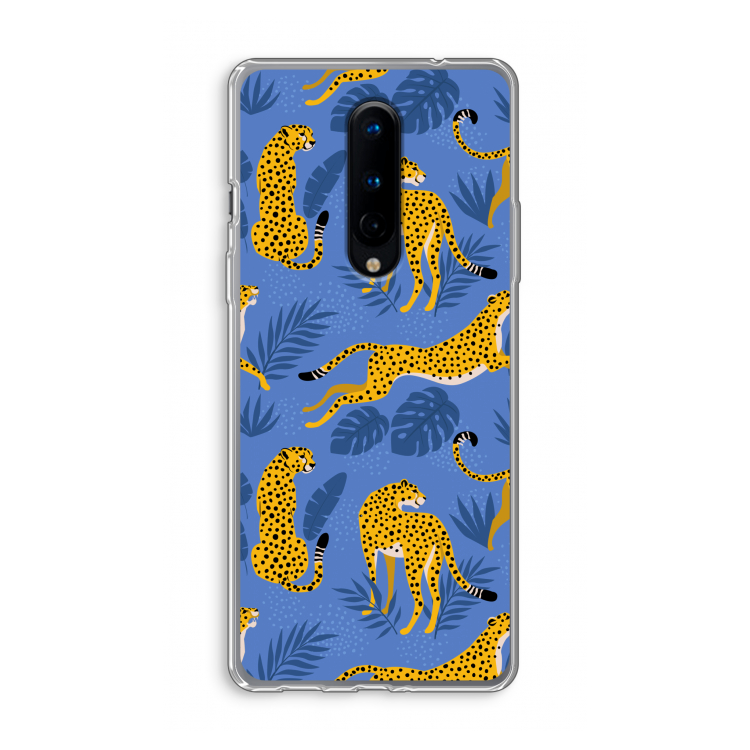 Luipaard: OnePlus 8 Transparant Hoesje