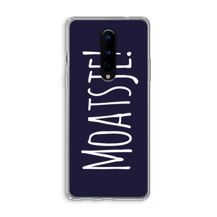 Moatsje!: OnePlus 8 Transparant Hoesje