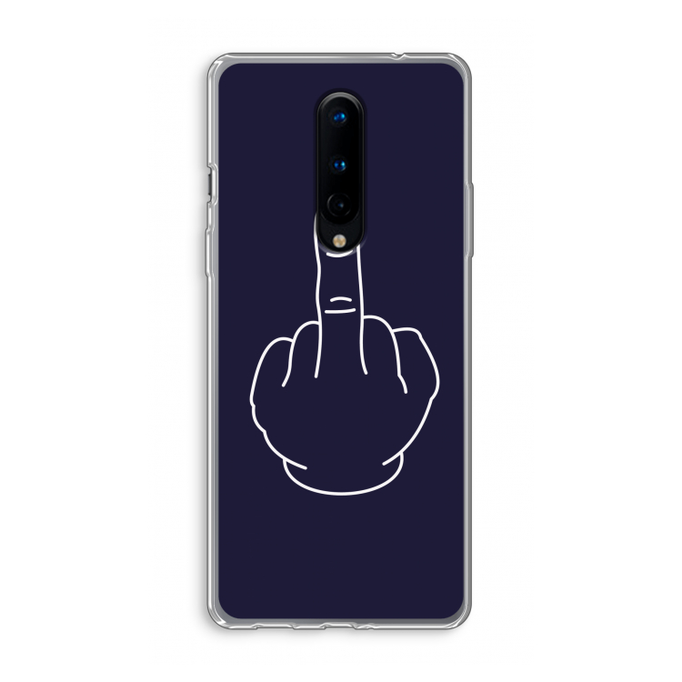 F**k U: OnePlus 8 Transparant Hoesje