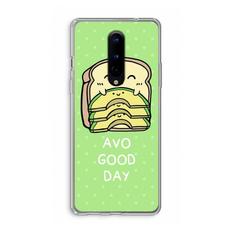 Avo Good Day: OnePlus 8 Transparant Hoesje