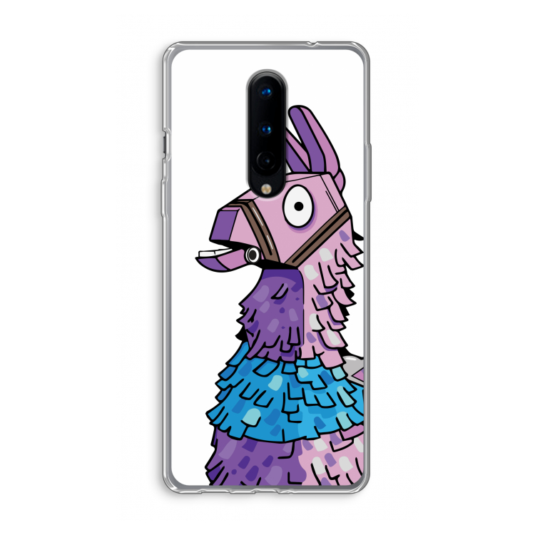 Lama: OnePlus 8 Transparant Hoesje