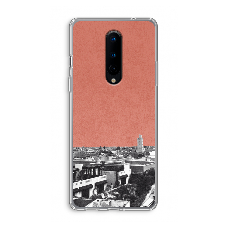 Marrakech Skyline : OnePlus 8 Transparant Hoesje