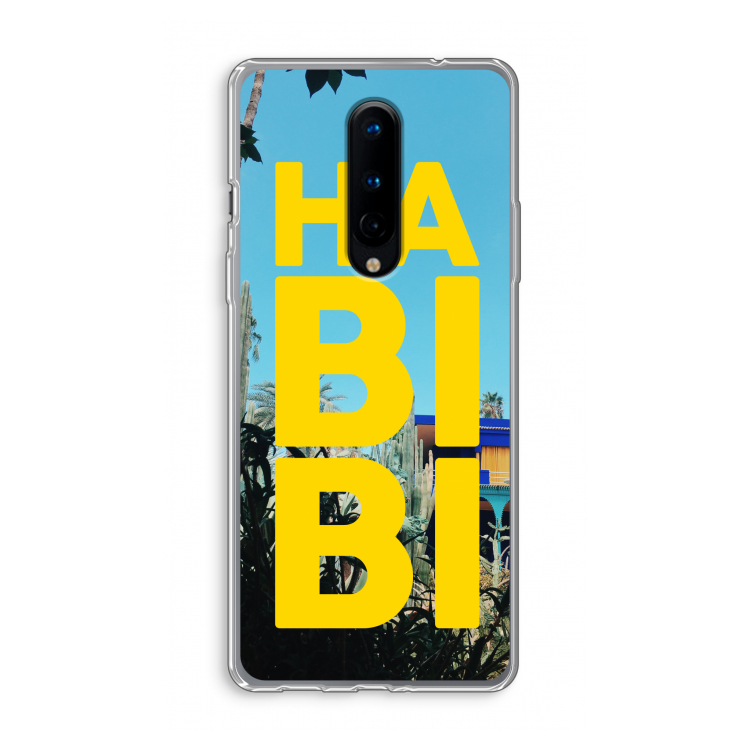 Habibi Majorelle : OnePlus 8 Transparant Hoesje